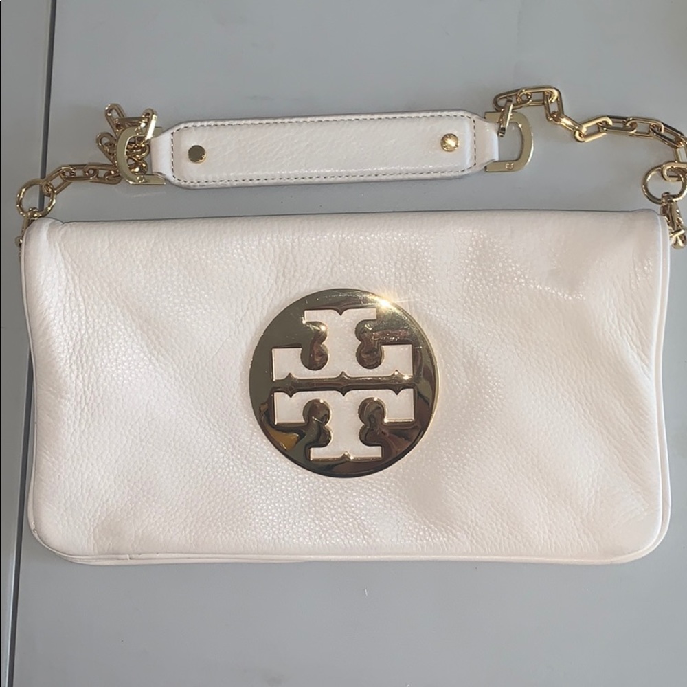 Tory burgh cream  clutch